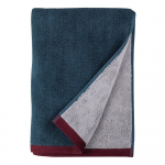 Tumesinine/hall orgaanilisest puuvillast froteer&auml;tik 70x133 cm Soft - Mette Ditmer Denmark