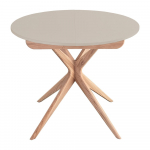 &Uuml;mmargune pikendatav s&ouml;&ouml;gilaud lisaplaadiga &oslash; 90 cm Jubi &ndash; Ragaba