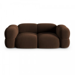 Tumepruun sametist diivan 210 cm Loretto &ndash; Cosmopolitan Design