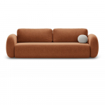 Telliskivitoonis sametist lahtik&auml;iv hoiuruumiga diivan 262 cm Tonale &ndash; Cosmopolitan Design