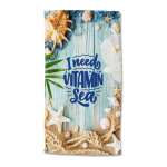 Sametist rannar&auml;tik 100x180 cm Vitamin Sea - Good Morning