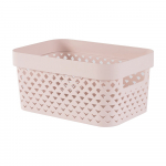 Heleroosa plastmassist hoiukarp 26x17,5x12 cm Pure - Curver