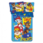 Sinine puuvillane laste voodipesu 100x135 cm Paw Patrol "Pawsome days ahead" - Jerry Fabrics
