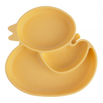 Kollane silikoonist lastetaldrik 19x19,5 cm Chicken - Orion