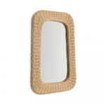 Rotangist raamiga seinapeegel 38x59 cm Zilna - Kave Home