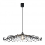 Must metallist ripplamp metallvarjuga, &oslash; 80 cm Margarita - Reality