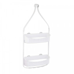 Mattvalge rippuv plastmassist vannitoariiul Vesper - douceur d'int&eacute;rieur