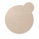 Beež k&auml;sitsi kootud villane &uuml;mmargune vaip &oslash; 160 cm Lyon Beans - Elle Decoration