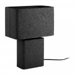 Must metallist laualamp (k&otilde;rgus 33 cm) Boaz Recto - Leitmotiv