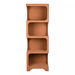 Terrakota raamaturiiul 60x181x37 cm Dundee - Dutchbone