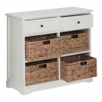 Elevandiluu kummut, valmistatud t&auml;ispuidust paulownia puidust, 76x70x33 cm Vermont - Premier Housewares