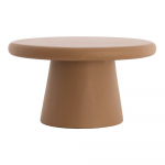 &Uuml;mmargune kohvilaud terrakota v&auml;rvi &oslash; 70 cm Kulona - Light & Living