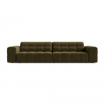 Khaki sametdiivan 252 cm Chicago - Cosmopolitan Design
