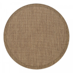 Pruun &uuml;mmargune sise- ja &otilde;uevaip &oslash; 200 cm Giza 1410 - Ayyildiz Carpets