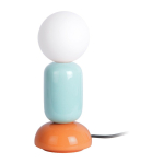 Keraamiline laualamp mentooli/oranži v&auml;rvi (k&otilde;rgus 27 cm) Firenze Tube - Leitmotiv