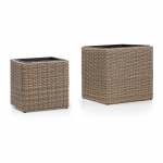 Komplekt hallidest aiakannudest Looduslik - Bonami Essentials