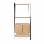 Must tamme raamaturiiul 90x180 cm Jungend - Woodman