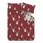 Punane voodipesu Stag, 135 x 200 cm Munro - Catherine Lansfield