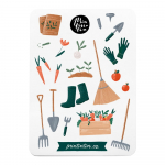 Vin&uuml;&uuml;lkleebiste leht motiiviga Aednik , 10,5 cm x 14,5 cm - Printintin