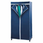 Sinisest riidest riidekapp 75x150 cm Air - Wenko