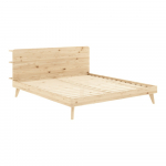 Kaheinimesevoodi m&auml;nnipuidust, v&otilde;rega 160x200 cm Retreat - Karup Design