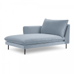 Helesinine sametist lamamist tugitool (vasakpoolne nurk) Vienna - Cosmopolitan Design