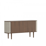 Pruun-beež madal kapp tammepuust 150x75 cm Treasures - UMAGE