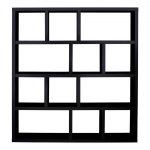 Must raamaturiiul 150x159 cm Berlin - TemaHome