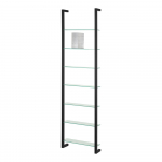 Must metallist riiul 46 cm Cubic - Spinder Design