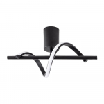 Must LED laevalgusti &oslash; 7 cm Likma - Opviq lights