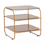 Klaasist kokkupandav laud 41x41 cm Echo - H&uuml;bsch