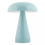 Helesinine dimmerdatav LED lauavalgusti metallist varjuga (k&otilde;rgus 20,5 cm) Rachel - Leitmotiv