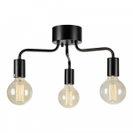 Must laevalgusti metallist varjuga 38x38 cm Avery &ndash; Marksl&ouml;jd