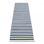 Sinine-kreem sise/v&auml;lisvaip 70x240 cm Teo Denim &ndash; Pappelina