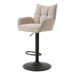 Kreemid reguleeritava k&otilde;rgusega baaritoolid 2tk komplektis Marilla - Unique Furniture