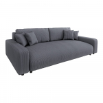 Tumehall velvetist panipaigaga diivanvoodi 234 cm Sara - Ropez