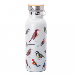 Valge roostevabast terasest reisipudel 425 ml Vintage Birds - Sass & Belle