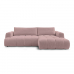 Roosa diivanvoodi/panipaigaga nurgadiivan (parem nurk/diivanvoodiga) Fuji - Bobochic Paris