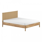 Tammepuidust kaheinimesevoodi ilma voodip&otilde;hjata 180x200cm Olive Rope - Vipack