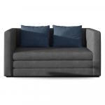 Sinine-hall žin&uuml;&uuml;ldiivan, muudetav, 132 cm Neva &ndash; ELTAP