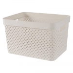 Beež plastmassist hoiukast 35,5x26x22 cm Pure - Curver