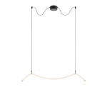 Must-valge LED-rippvalgusti Melt - Marksl&ouml;jd