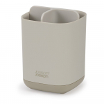 Beež plastikust hambaharjatops EasyStore - Joseph Joseph