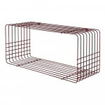 Burgundiapunane astmeline metallriiul 70 cm Wire - Mette Ditmer Denmark