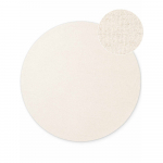 Kreem k&auml;sitsi kootud villane &uuml;mmargune vaip &oslash; 160 cm Puristic Knots - Elle Decoration