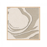 3D-pilt raamiga/akustiline 62x62 cm Silent Whisper 1 - Malerifabrikken