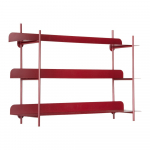 Burgundiapunane astmeline metallriiul 60 cm Riqueza Tres - PT LIVING