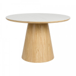&Uuml;mmargune s&ouml;&ouml;gilaud kiviplaadiga, &oslash; 115 cm Almira - White Label