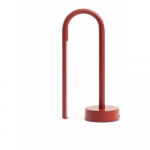 Punane metallist LED-laualamp (k&otilde;rgus 30 cm) Bow - Kave Home
