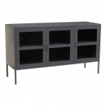 Hall terasest vitriinkapp 140x80x45 cm Acier - Premier Housewares